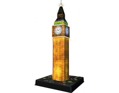 Ravensburger 3D Puzzle Noční edice Big Ben 216 dílků