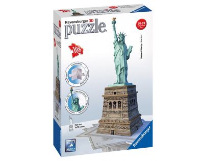 Ravensburger Puzzle 3D Socha Svobody 108 dílků
