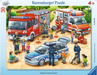 Ravensburger Puzzle Záchranné práce 30 dílků