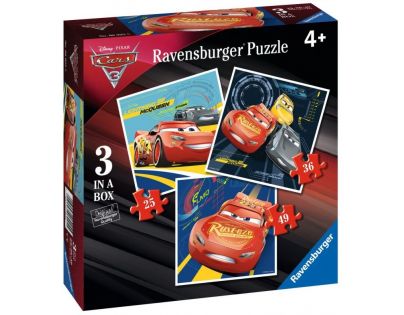 Ravensburger Puzzle Disney Auta 3 3 v 1