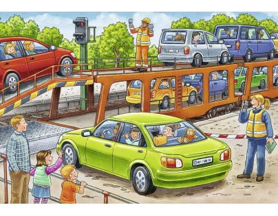 Ravensburger Puzzle Všichni na palubu! 2 x 12 dílků