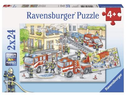 Ravensburger Puzzle Hasiči 2 x 24 dílků