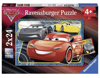 Ravensburger Puzzle Disney Auta: Dobrodružství McQueen 2 x 24 dílků
