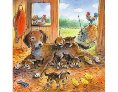Ravensburger Puzzle Čas na objetí 3 x 49 dílků