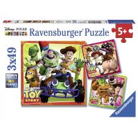 Ravensburger Puzzle Toy Story historie hraček 3 x 49 dílků Ravensburger Puzzle Toy Story historie hraček 3 x 49 dílků