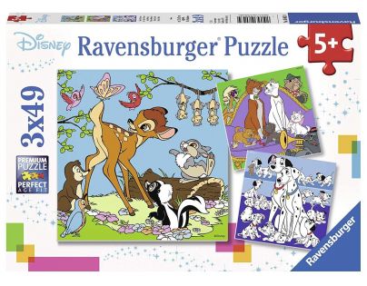 Ravensburger Puzzle Disney kamarádi 3 x 49 dílků