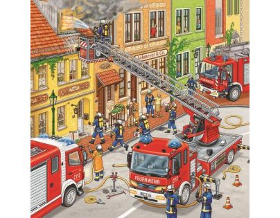 Ravensburger Puzzle Hasiči 3 x 49 dílků