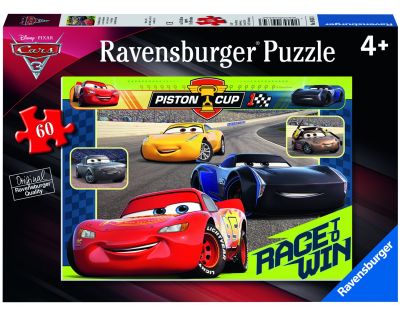 Ravensburger Puzzle Disney Auta Závod začíná 60 dílků