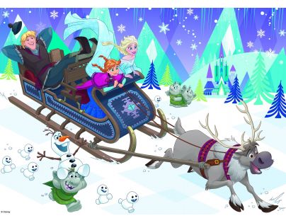 Ravensburger Puzzle 96350 Disney Ledové království: Přátelství na vždy 60 dílků