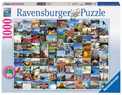 Ravensburger Puzzle 99 krásných míst USA, Kanada 1000 dílků