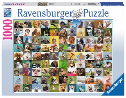 Ravensburger Puzzle 99 legračních zvířat 1000 dílků