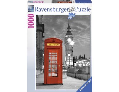 Ravensburger Puzzle Big Ben a telefonní budka 1000 dílků