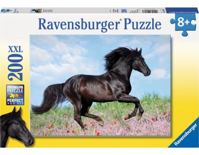 Ravensburger Puzzle Černý hřebec 200 dílků