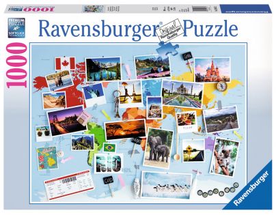Ravensburger Puzzle Cesta kolem světa 1000 dílků