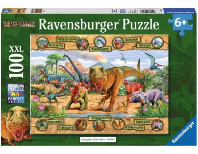Ravensburger Puzzle Dinosauři 100 XXL dílků