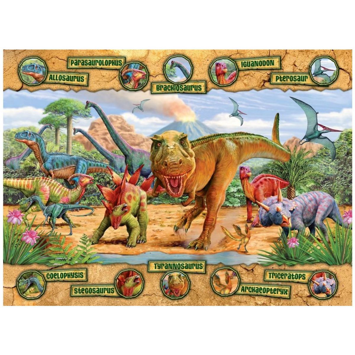 Ravensburger Puzzle Dinosauři 100XXL dílků
