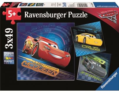 Ravensburger puzzle Disney Auta 3 motiv II  49 dílků