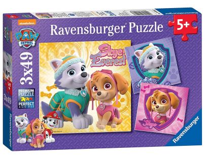 Ravensburger Puzzle Disney Tlapková patrola 3 x 49 dílků