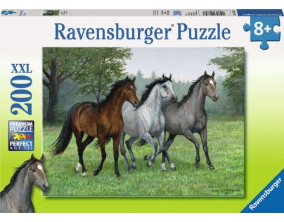 Ravensburger puzzle Divocí koně 200 dílků