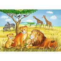 Ravensburger Puzzle Exotická zvířata 2 x 12 dílků 2