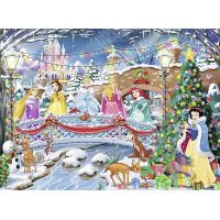 Ravensburger Puzzle Glitter 107940 Disney Princezny Vánoce 100 dílků 2