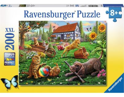 Ravensburger Puzzle Hraní na hřišti 200 dílků