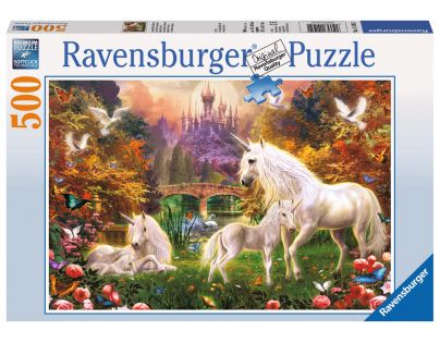 Ravensburger Puzzle Jednorožci 500 dílků
