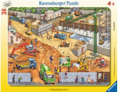 Ravensburger puzzle Na stavbě 38 dílků