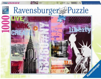 Ravensburger Puzzle New York koláž 1000 dílků