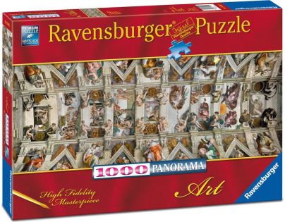 Ravensburger puzzle Panorama Sixtinská kaple 1000 dílků
