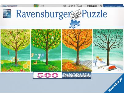 Ravensburger Puzzle Panorama Roční období 500 dílků