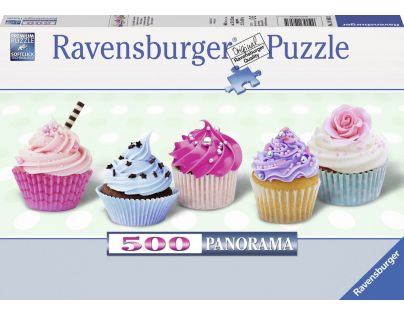 Ravensburger Puzzle Panorama Sladké muffiny 500 dílků
