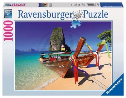 Ravensburger Pláž s lodí 1000 dílků