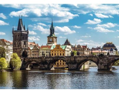 Ravensburger Puzzle Pohled na Karlův most 1000 dílků