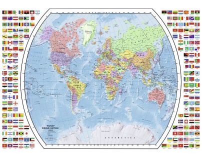 Ravensburger Puzzle Politická mapa světa 1000 dílků