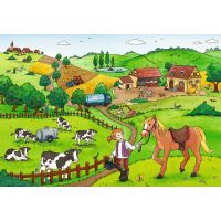 Ravensburger Puzzle Práce na farmě 2 x 12 dílků 3