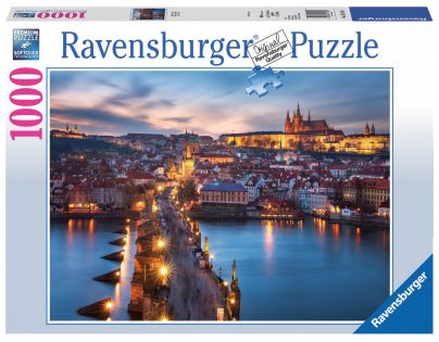 Ravensburger Puzzle Praha v noci 1000 dílků