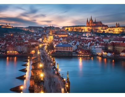 Ravensburger Puzzle Praha v noci 1000 dílků
