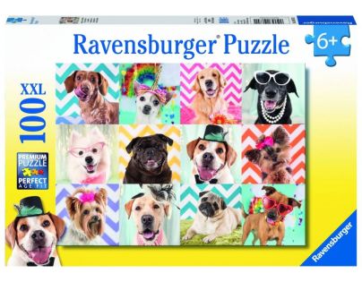 Ravensburger Puzzle Premium Psi 100XXL dílků