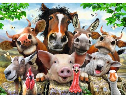 Ravensburger Puzzle Premium Řekni sýr 300XXL dílků
