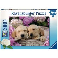 Ravensburger Puzzle Premium Sladcí psi v košíku 300 XXL dílků 2