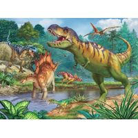 Ravensburger Puzzle Premium Svět dinosaurů 100XXL dílků + Coloring Booklet 2