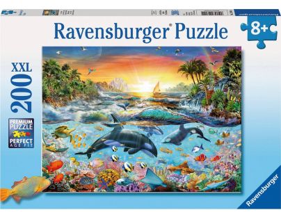 Ravensburger Puzzle Ráj kosatek 200 XXL dílků
