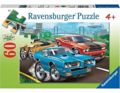 Ravensburger puzzle Silná auta 60 dílků