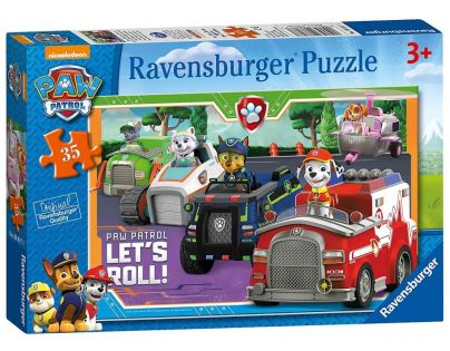 Ravensburger Puzzle Tlapková Patrola 35 dílků