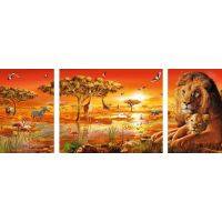 Ravensburger Puzzle Triptychon 198368 Africké veličenstvo 1000 dílků 2