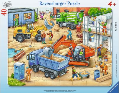Ravensburger Puzzle Velká konstrukční vozidla 40 dílků