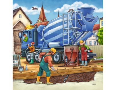 Ravensburger Puzzle Velká nákladní vozidla 3 x 49 dílků