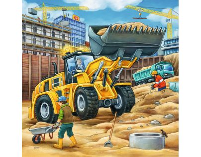Ravensburger Puzzle Velká nákladní vozidla 3 x 49 dílků