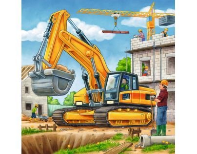 Ravensburger Puzzle Velká nákladní vozidla 3 x 49 dílků
